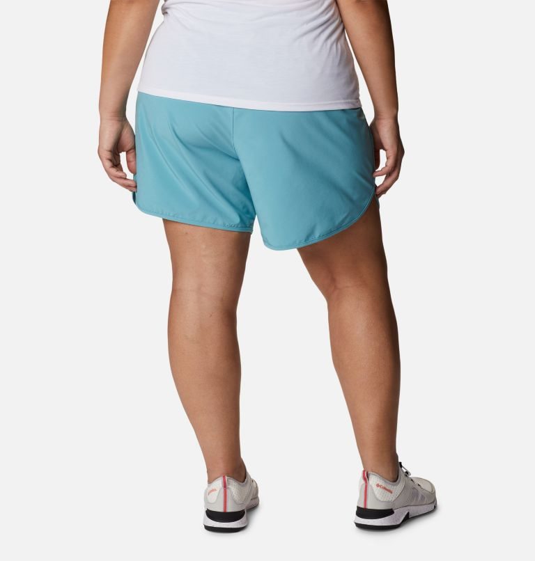 Women's Columbia Bogata Bay Stretch Shorts Turquoise | Plus Size CA-N1L6A